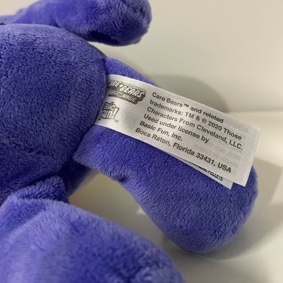 Care Bears Plush Harmony Bear Unlock The Magic Basic Fun Purple Stuffed Animal - Picture 11 of 11